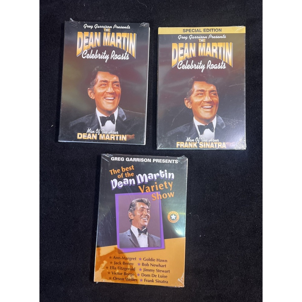 LOT OF 3 The Dean Martin Celebrity Roasts Dean Martin, Frank Sinatra, & Show